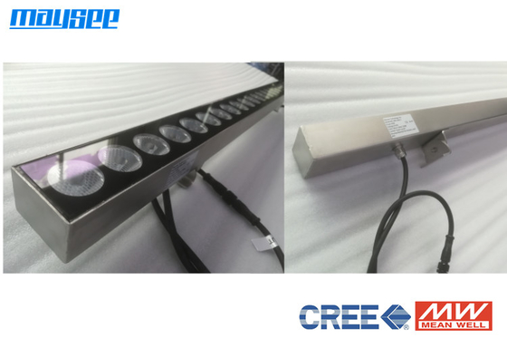 316 thùng lắp ráp SS công suất cao 40w IP67 chống nước Đèn thẳng LED Máy rửa tường
